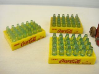 Vintage Marx Tin Pressed Steel Coca Cola Coke Truck Bottle Cases and