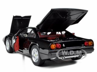 diecast car model of Ferrari 308 GTB Black die cast car by Hotwheels