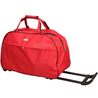 Portable Wheeled Pull Rod Luggage Travel Tote Travel Handbag Duffle