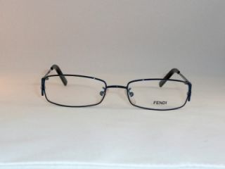 Fendi F681R Blue Metal Crystals Womens Eyeglass Frame