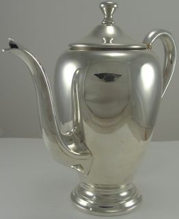 Sterling Silver .925 P.S. CO Two Pint Hinged Lid With Handle Coffee