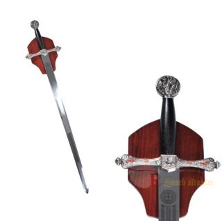 43 Excalibur Medieval Crusader Sword with Plaque Brand New