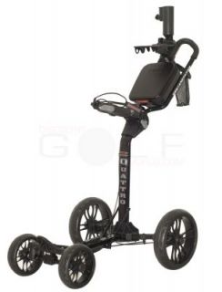 Cadie Golf Quattro Push Cart 4 Wheel New Black