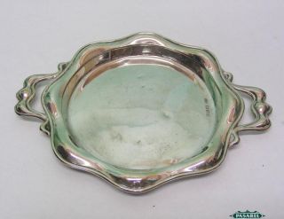 Edwardian Sterling Silver 2 Handle Card Tray Colen Cheshire Chester