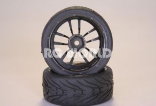 RC 1 10 Car Tires Gold Wheels Rims Package Kyosho Tamiya HPI