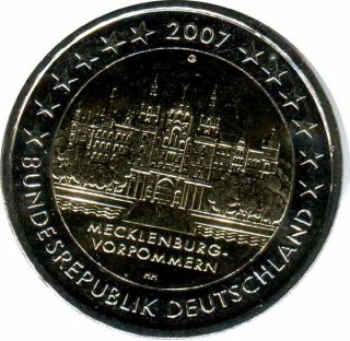Euro Deutschland 2007 Mecklenburg Vorpommern G