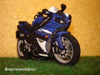 Yamaha R1 Blau Weiss 2009 3D Anhänger / 00971
