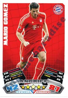 Mario Gomez   Bayern München   Match Attax Bundesliga 2012/1
