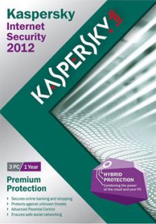 Kaspersky Internet Security 2012 2013 3 User 1 Year