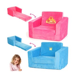 bayer Design Kindersessel Schlafsofa Sessel Liegesofa blau oder rosa
