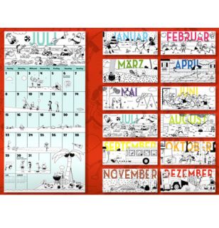GREGS Tagebuch GREG KALENDER 2013 mit Sticker Bogen Jahreskalender