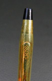 12 Karat Gold Kugelschreiber   Gold Filld Cross   Made in USA