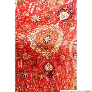 Königlicher Antik Handgeknüpfter Perser Teppich Keshan Ghoum Iran