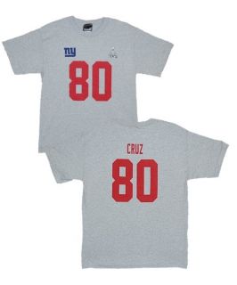 NFL Football T Shirt NEW YORK GIANTS Victor Cruz #80 Superbowl XLVI in