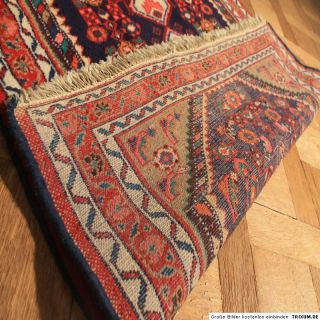 Antik Handgeknüpfter Perser Palast Teppich Malayer Iran Tappeto Rug