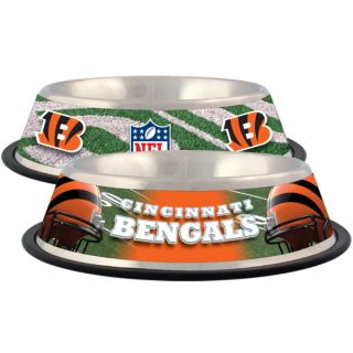 Cincinnati Bengals Stainless Steel Pet Bowl   Team Shop   Dog