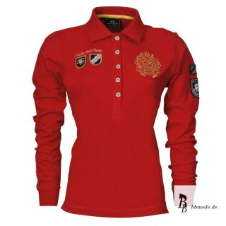 Damen Langarm Polo Shirt Kesara red (rot) Winter 2012/13 Neu