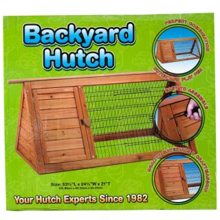 Ware Manufacturing Backyard Hutch   Cages, Habitats & Hutches   Small Pet