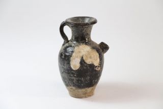Seltene Keramik Vase Henkelvase Gefäß China 18./19.Jhd