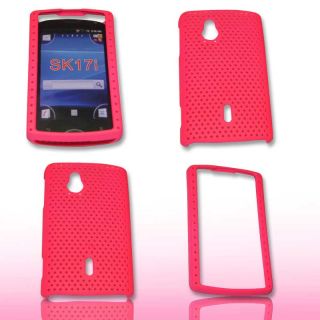 Crystal Grid Case Tasche Sony Ericsson Xperia Mini Pro / Handy