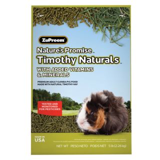 ZuPreem Nature's Promise Guinea Pig Food Made from Timothy Hay   Food   Small Pet