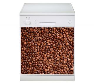 Kaffeebohnen   Geschirrspüler Dekorfolie Aufkleber Spülmaschine