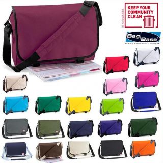 Messenger Bag in 22 Farben Schultertasche Umhängetasche Aktentasche