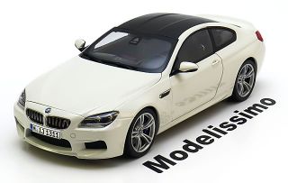 18 Paragon BMW M6 F13 Coupe 2012 white special edition by BMW