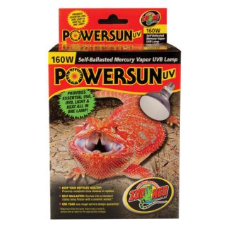 ZOO MED™ POWERSUN™ UV Self Ballasted Mercury Vapor Terrarium Lamp   Sale   Reptile
