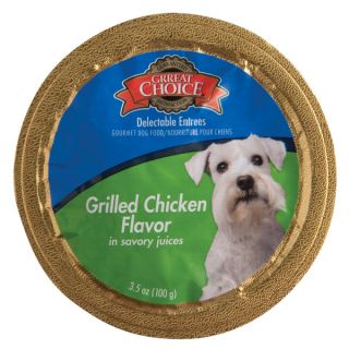Grreat Choice Grilled Chicken Flavor in Savory Juices Dog Food   Sale   Dog