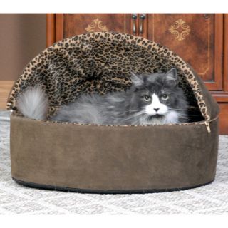 K&H Pet Products Thermo Kitty Deluxe Hooded Heated Bed   Cat   Boutique