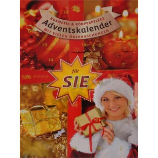 KOSMETIK Adventskalender fuer Sie Damen Frauen Frau Weihnachtskalender