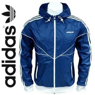 Adidas Originals SPO Windbreaker Regenjacke blau Herren Wind Jacke