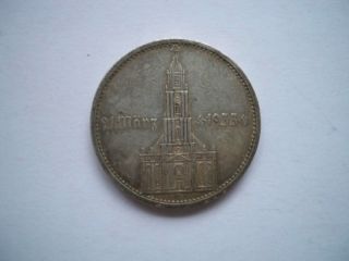 Reichsmark 1934 D,Garnisionskirche mit Datum (25)