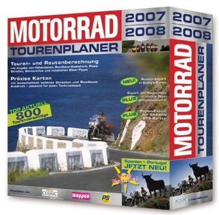 Motorrad Tourenplaner 2007 /2008. DVD Windows 2000 / XP / Vista