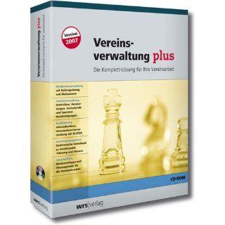 Vereinsverwaltung Plus. Version 10 2007. CD ROM für Windows Vista/XP