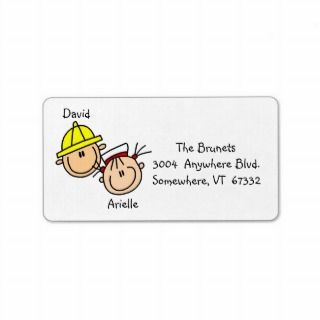 Personalized Couple Address Labels