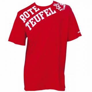 FCK 1. Kaiserslautern T Shirt Rote Teufel Uhlsport 2012/13 Kids Rot