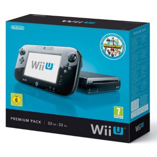 Wii U Konsole Premium Pack schwarz mit 32GB (inkl. Nintendo Land) NEU
