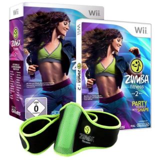 WII] Zumba Fitness 2 Join the Party mit Fitness Gürtel
