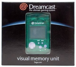 Dreamcast   limitierte VMU Memory Card grün NEU