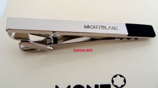 MONTBLANC Krawattennadel Tie Bar Steel Onyx TOP
