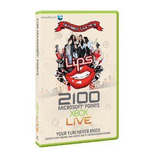Lips: Number One Hits   2100 Microsoft Points Card [UK Import]: 