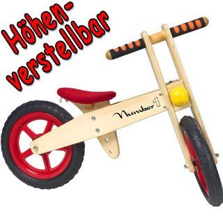 Kinder Holz Laufrad Kinderrad Number 1 Holz Spielzeug