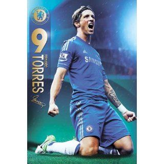  Fc Chelsea   Torres 12/13   Fussball Poster   Grösse 61 x 91.5 cm