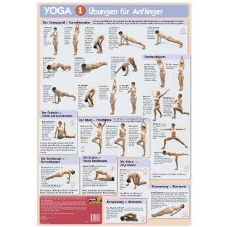 Poster Yoga I Übungen für Anfänger Yoga Grundübungen immer im