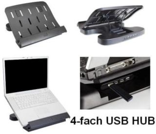GENIE LPS HUB 4 USB Laptop Staender Notebook Halter Ablage Stand Tisch