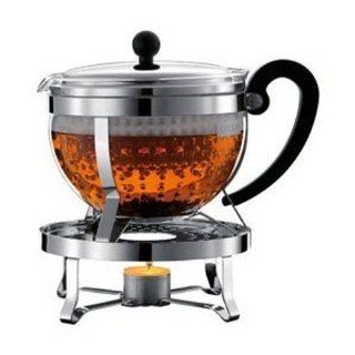 Bodum K11143 16 Chambord Tee Set Inhalt Teekanne und Stövchen
