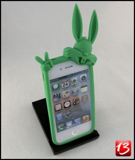 iPhone 4 4s Hülle Case Cover Silikon Tasche Hase Ohren Lustig Tier