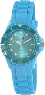 Just Damenuhr Silikonband Watch 48 S5452 BL Silikon Armbanduhr Blau